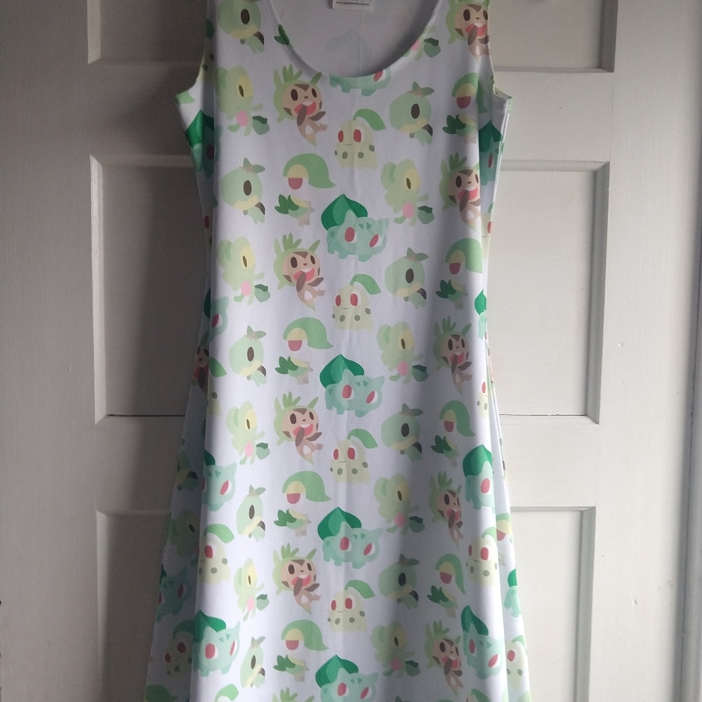 Grass Type Pokemon Summer Dress